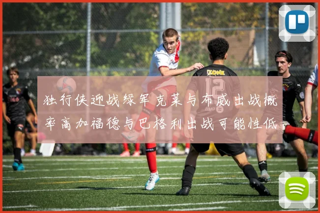 独行侠迎战绿军克莱与布威出战概率高加福德与巴格利出战可能性低